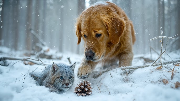 This Wild Bobcat Was Raised by a Dog—What Happened Next Shocked Everyone