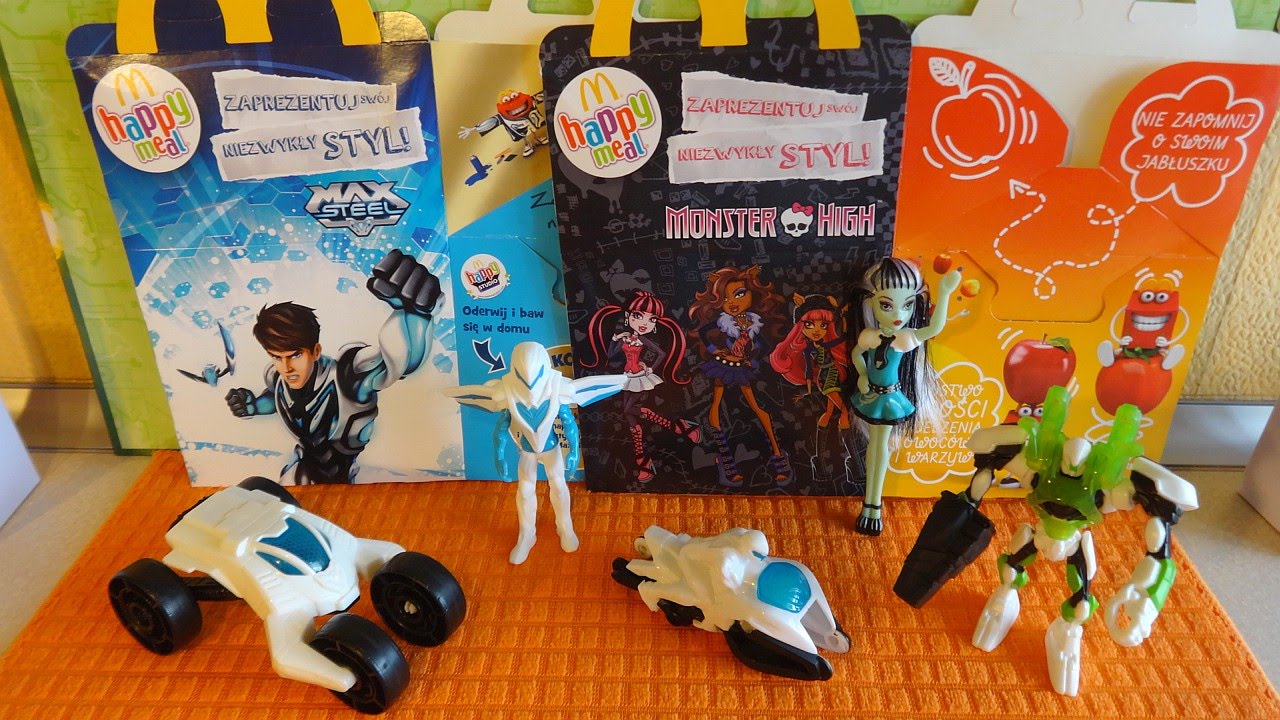 max steel mcdonalds toys