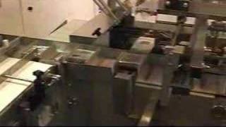 MKH-3 cartoner, Tray packing with leaflet insert - presented by Baumann Packaging Systems