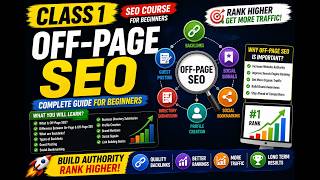 Off-Page SEO Tutorial for Beginners | Backlinks, Link Building & Guest Posting | Class 1