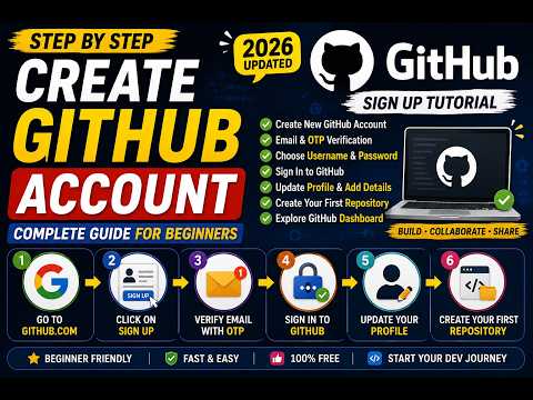 04. How to Create a GitHub Account Step by Step | GitHub Sign Up Tutorial for Beginners | #dbt 04