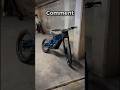 Your bike if you…