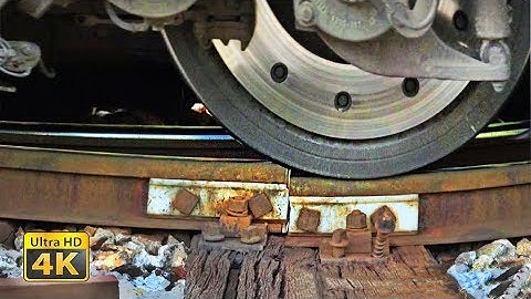 Huge trains masses on bad rail joints - Sweet sounds of bad rails - Belgrade Rakovica