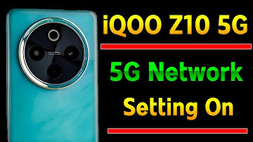 iQOO Z10 5g network settings on kaise kare | How to on 5g network setting in iQOO Z10 5g