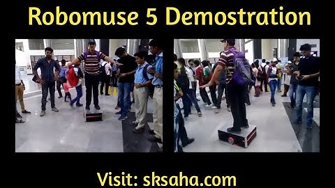 RoboMuse 5 in action at IIT Delhi