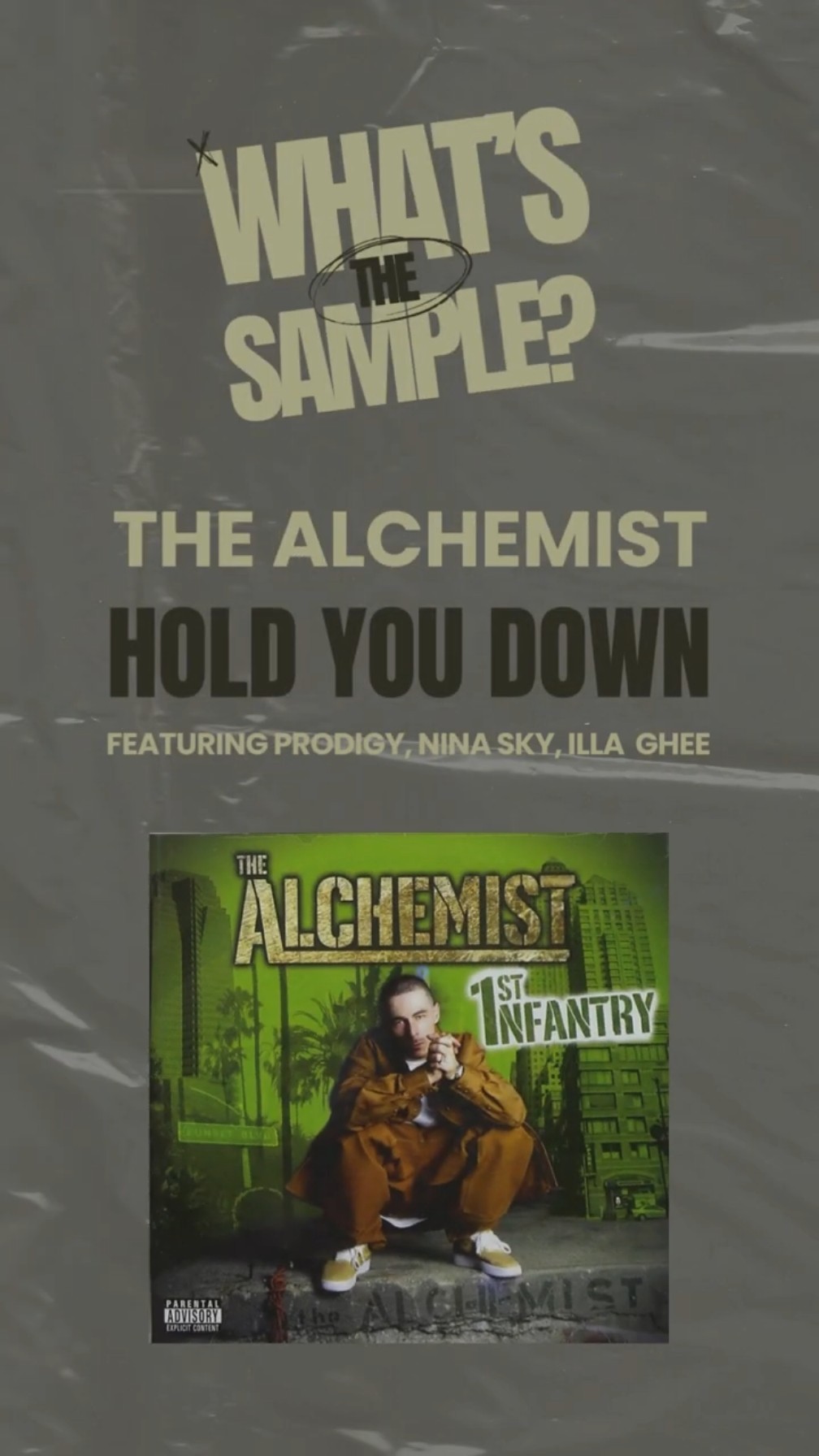 The Alchemist - Hold You Down (What's The Sample?)#alchemist