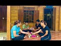 Let's make banh day together to visit DT's brother - Lieu makes wooden cabinets to store things