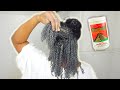 CLUMP your natural hair curls &amp; reduce frizz | Bentonite Clay Mask low porosity type 4 wash day