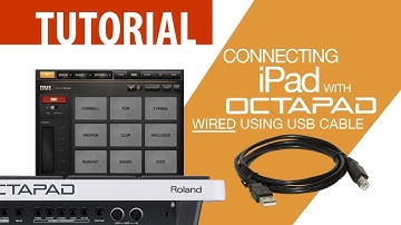 How to Connect iPad with Roland OCTAPAD SPD 30 using USB cable