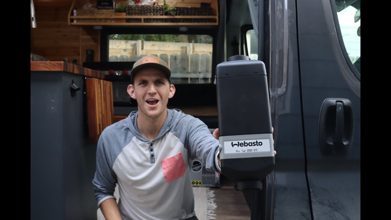 Установка отопителя WEBASTO в кемпер RAM PROMASTER своими руками и подножка для поворотного сиденья