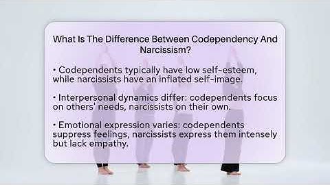 What Is The Difference Between Codependency And Narcissism? - PTSD Support Channel