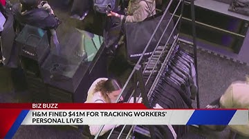 H&M fined $41M for tracking workers