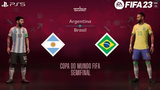 FIFA 23 - Argentina vs Brazil | PS5 Gameplay [4K 60FPS] FIFA World Cup 2022