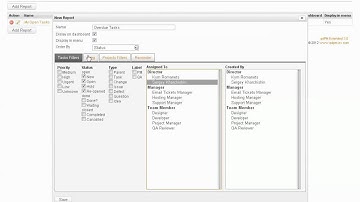 Tasks Reports in qdPM Extended 3.0 Project Management