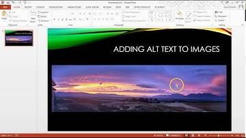 Adding Alt Text to Images in Powerpoint