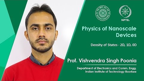 Lecture 13: Density of States - 2D, 1D, 0D