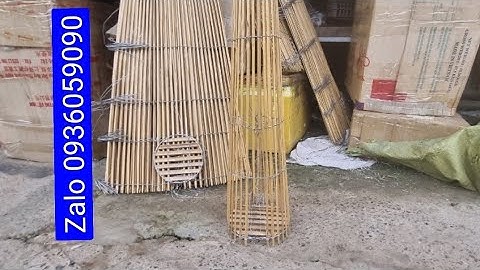 Hướng dẫn cách ráp xà di bẫy cá rô, bán xà di bẫy cá rô, bán lợp cá lóc, bán bẫy cua zalo 0936059090