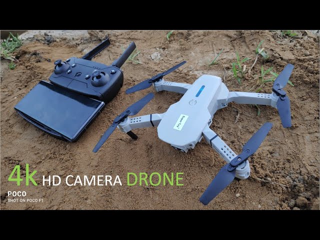 Drone pliant avec 4k Hd Dual Cameras, Wifi Brushless Gps Rc