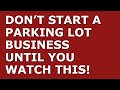 How to Start a Parking Lot Business | Free Parking Lot  Business Plan Template Included