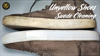 ASMRㅣCleaning Suede & Unyellow rubber solesㅣ스웨이드 세탁