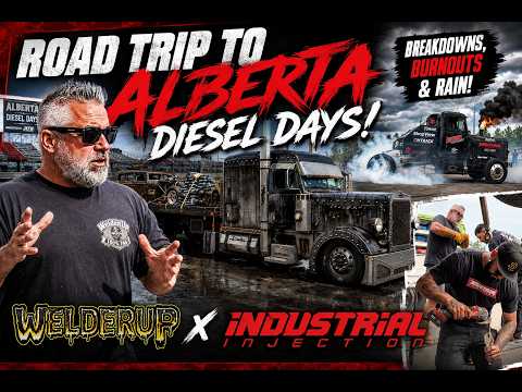 Driving El Diablo Loco to Alberta Diesel Days | Road Trip, Breakdowns & Burnouts