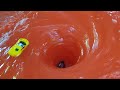 Experiments Whirlpool Hole Vs Super Car Police #9
