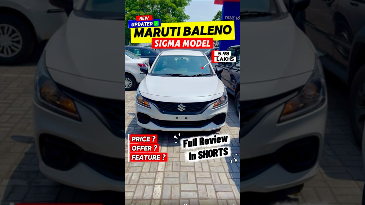 Maruti New✅️ BALENO Review❣️| Baleno Sigma Model | Maruti Baleno | Maruti Baleno New Model | Baleno