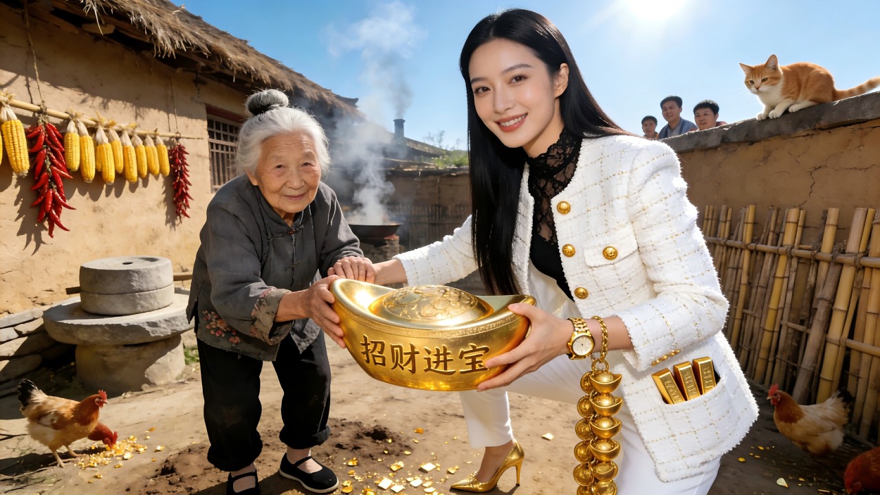 億萬女總低調回鄉看媽，撞見惡霸欺辱竟召百台豪車封村！誰敢動我媽傾家蕩產