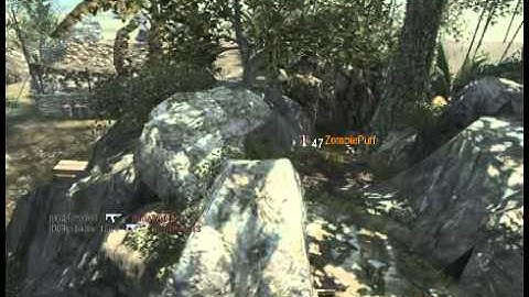 Call of Duty: Black Ops -- Awesome grenade kill on Jungle