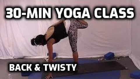 30- minute Yoga Class Back centric twisty too| Gwe...