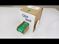 How to Make a Easy Coin Bank from Cardboard || DIY coin Bank