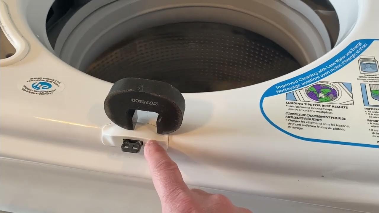 Whirlpool, Cabiro lid, lock bypass, and water leak issue YouTube