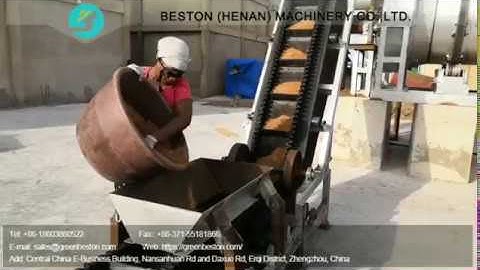 Beston BST-10 Wood Chips Charcoal Making Machine in Ghana