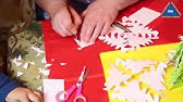 Как сделать снежинки своими руками - YouTube
