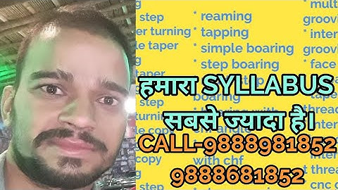 CNC PROGRAMMING COMPLETE SYLLABUS | BASIC TO ADVANCE LEVEL PROGRAMMING