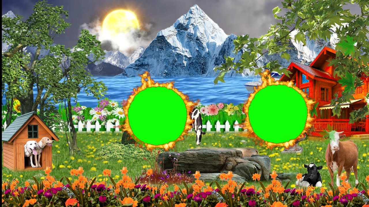 Nature green screen background effect/kinemaster green screen