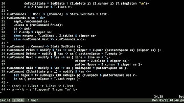Sed implementation in Haskell - Episode 6