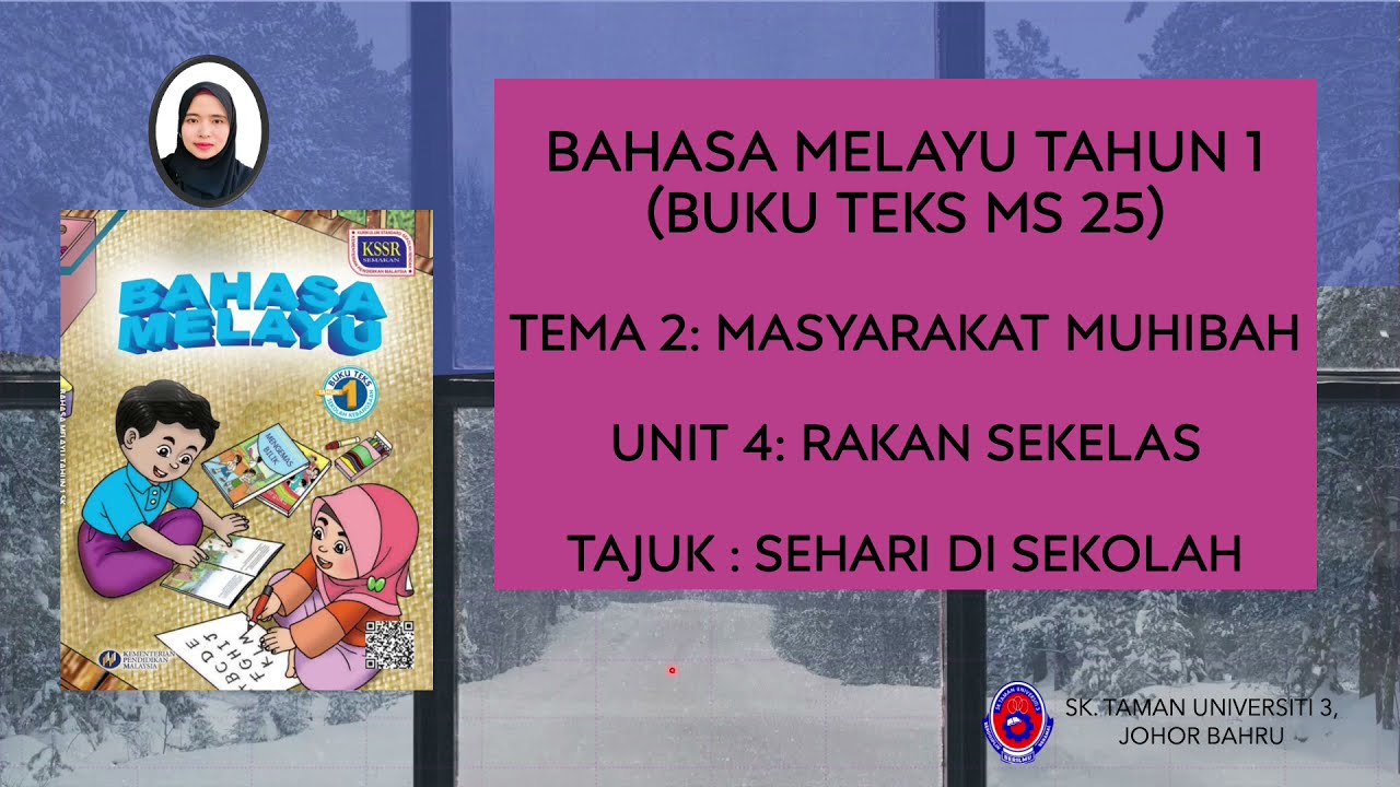 BM TAHUN 1 BUKU TEKS MS 25  buku aktiviti ms 26 UNIT 4 : HADIAH UNTUK  SAHABAT  KATA NAMA KHAS