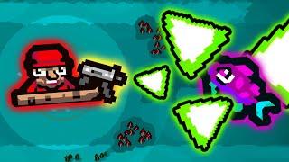 I made an OP TRIANGLES GUN in Lake of Creatures!