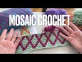 Easy Mosaic Crochet Tutorial for Beginners!