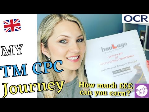 TRANSPORT MANAGER CPC Road Haulage / How to become qualified CPC TM in the UK? Agnes Mann journey