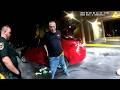 BODYCAM: Man arrested after taking off his CLOTHES in public