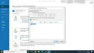 How To Setup Automatic Replies in Outlook