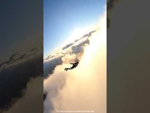How does it feel when skydivers jump into a cloud? 🤔 || Mr. Sujay