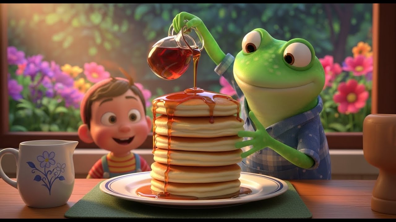 The Frog Who Loved Pancakes | Funny Nursery Rhymes and Kids Songs ...
