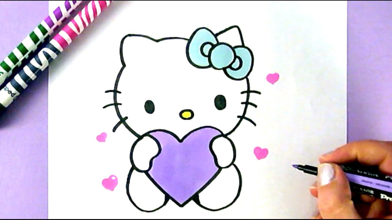 Learn How to draw Hello Kitty face Hello Kitty Step by Step  Drawing  Tutorials