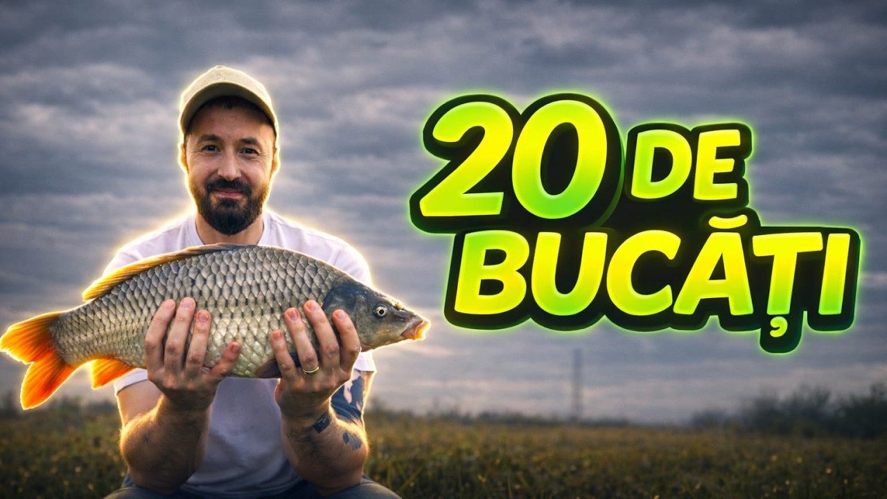 20 de Pești la Feeder pe Lacul Moara Carp 🎣 | Pescuit cu Alin și Marius
