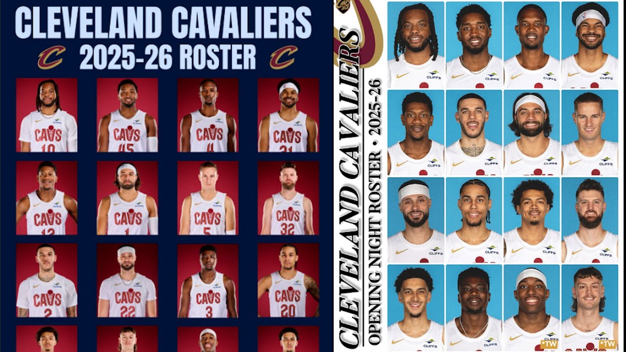 2025 26 Cleveland Cavaliers Roster - YouTube