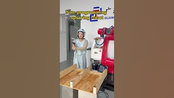 Spraying robot #automation #machine #industrialrobots #spray #robot