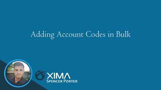 Celebrity Xima CCaaS Tutorials - Adding Account Codes in Bulk Profile